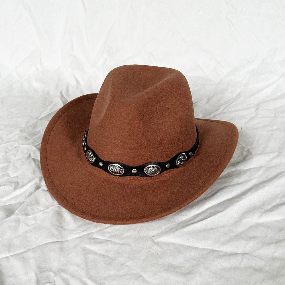 Punk Style Cowboy Top Hat