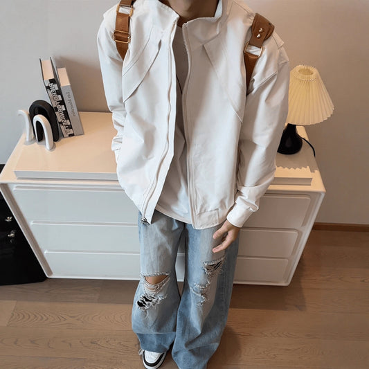 Deconstructed Patchwork Short Coat