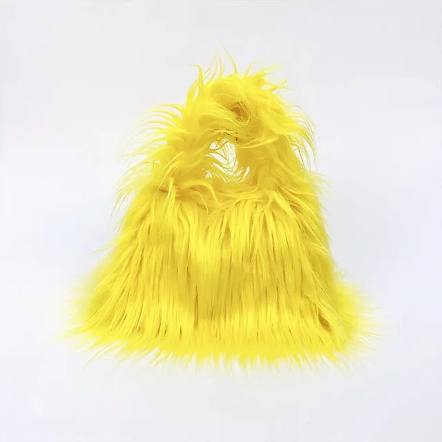 Fashion Faux Fur Women Shoulder Bags