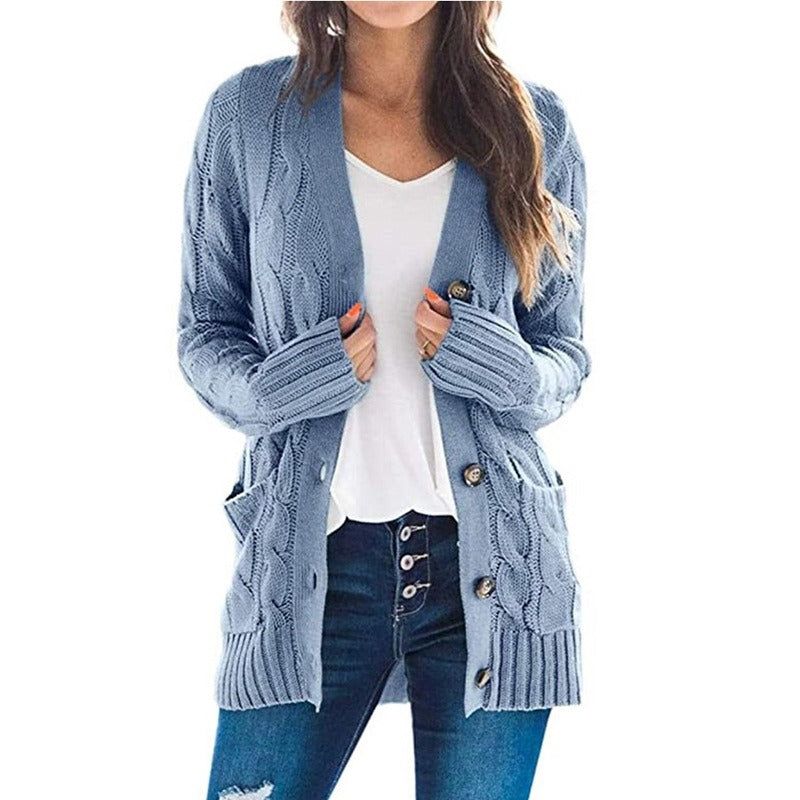 Women's  mid length cardigan