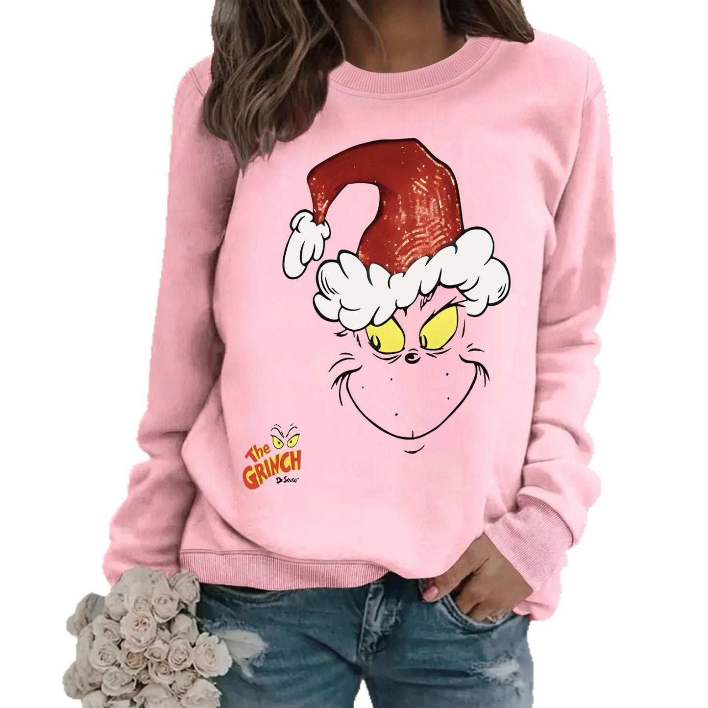 Cartoon Grinch Christmas Jumper