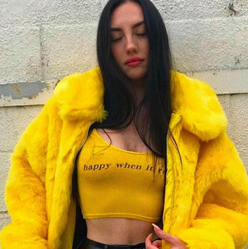 I AM Gia Faux Fur Coat