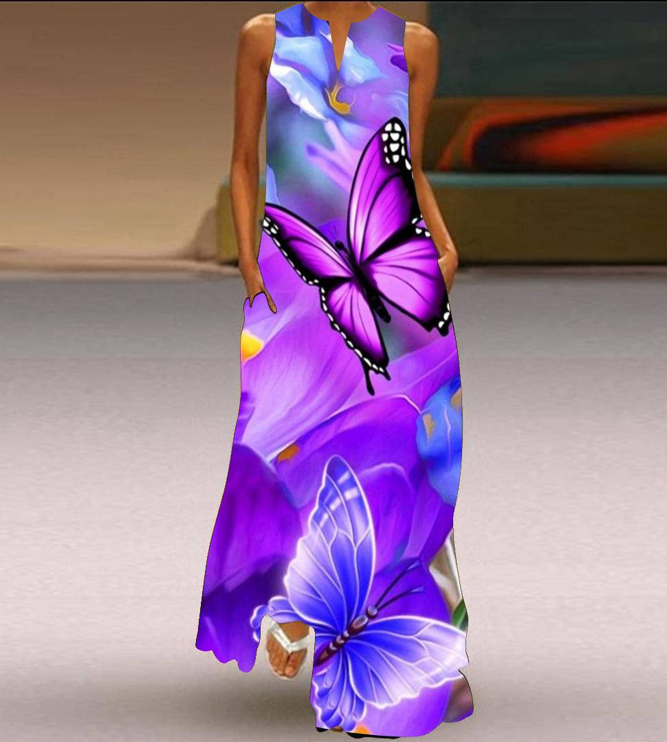 Sleeveless Long Dress