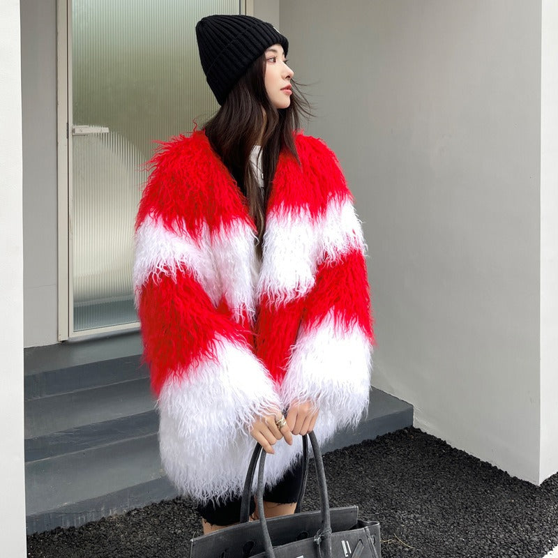 Faux Fur Coat Personality Jacket