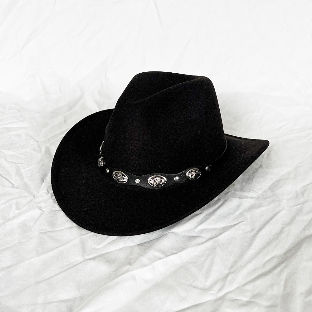 Punk Style Cowboy Top Hat