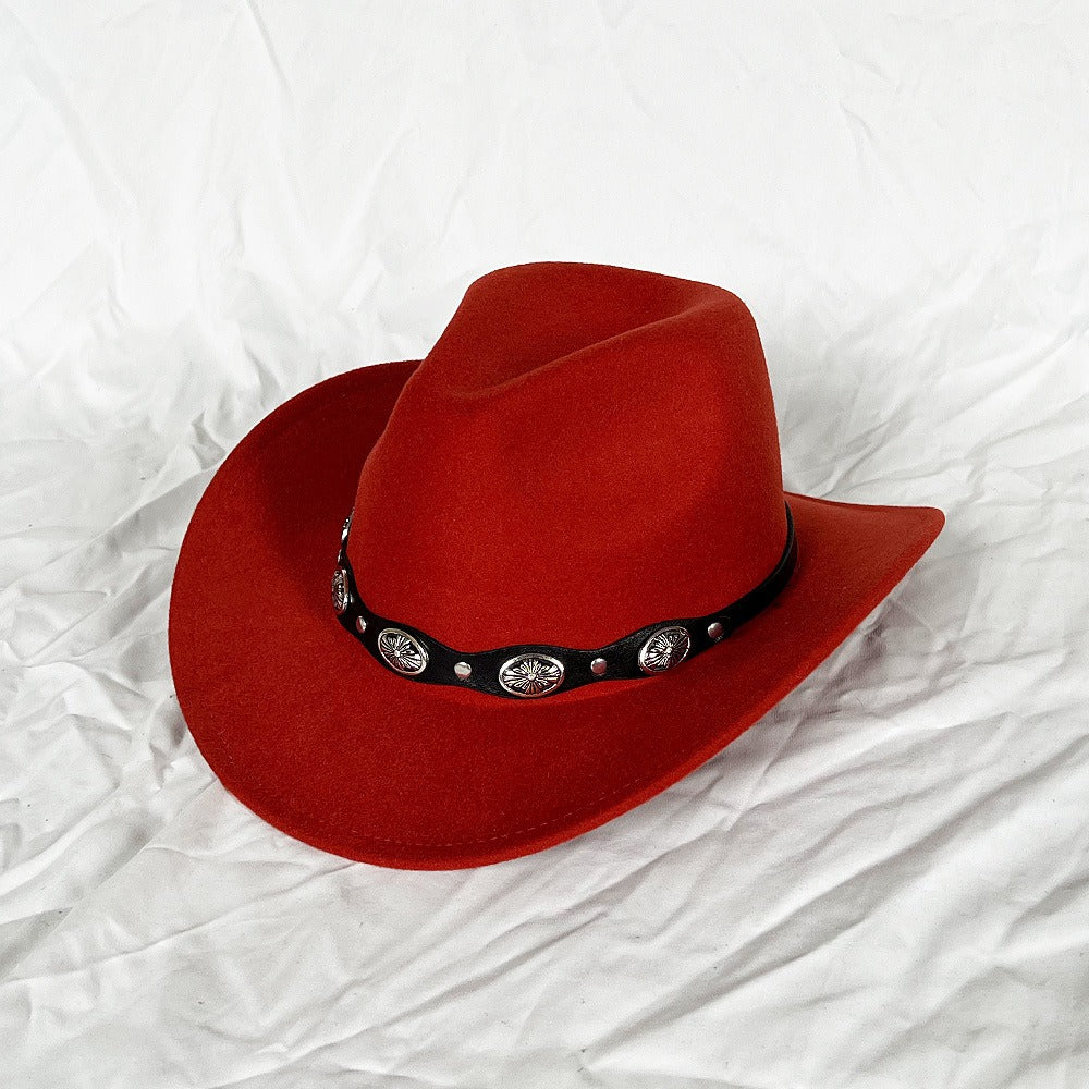 Punk Style Cowboy Top Hat