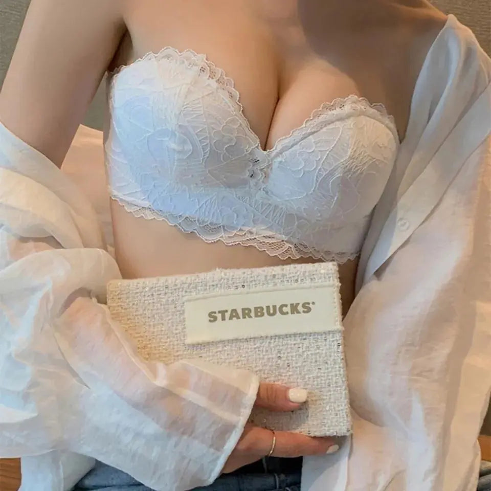 Strapless Lace Bra for Summer Wedding Dresses