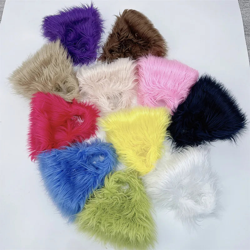 Fashion Faux Fur Women Shoulder Bags