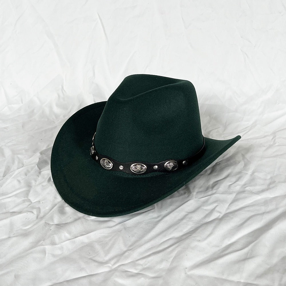 Punk Style Cowboy Top Hat