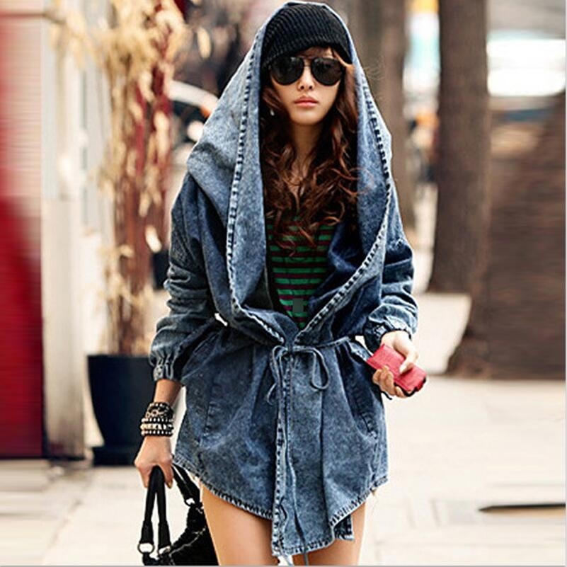 Denim Jackets Oversized Hoodie