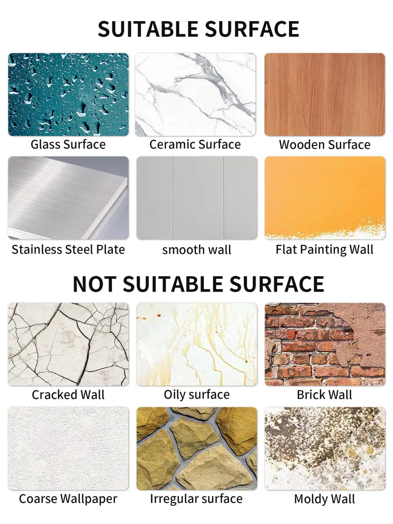 10pcs Boho DIY Peel and Stick Waterproof Tile Stickers