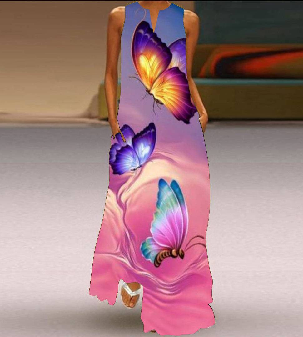 Sleeveless Long Dress