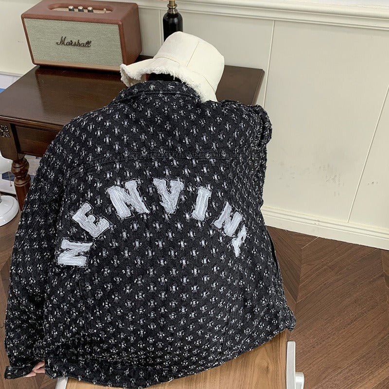 Retro jacket design sense, niche men's clothing