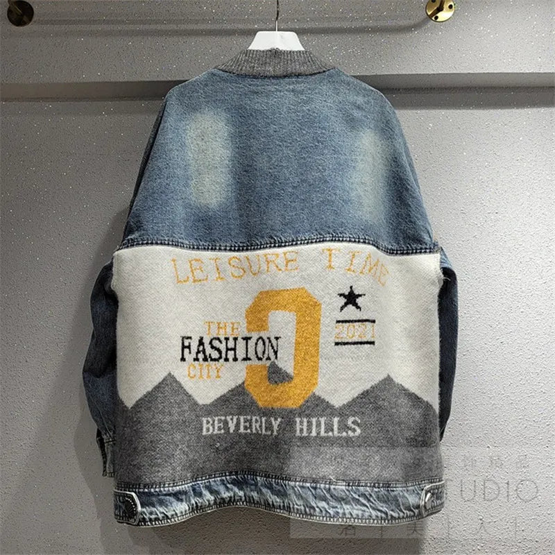 Streetwear Women Jeans Jacket