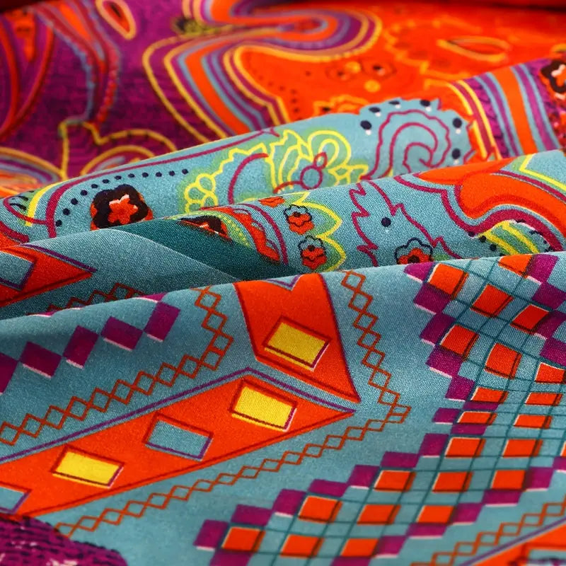 Boho Chic 3-Piece Duvet Set with Pillowcases