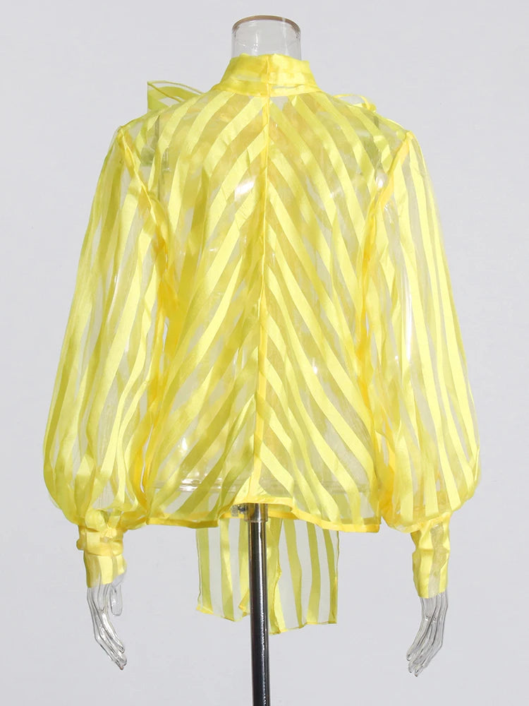 Versatile lace up bow top for women's clothing