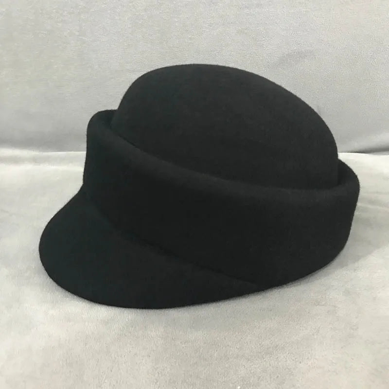 Wool Felt French Berets Bowler Hat