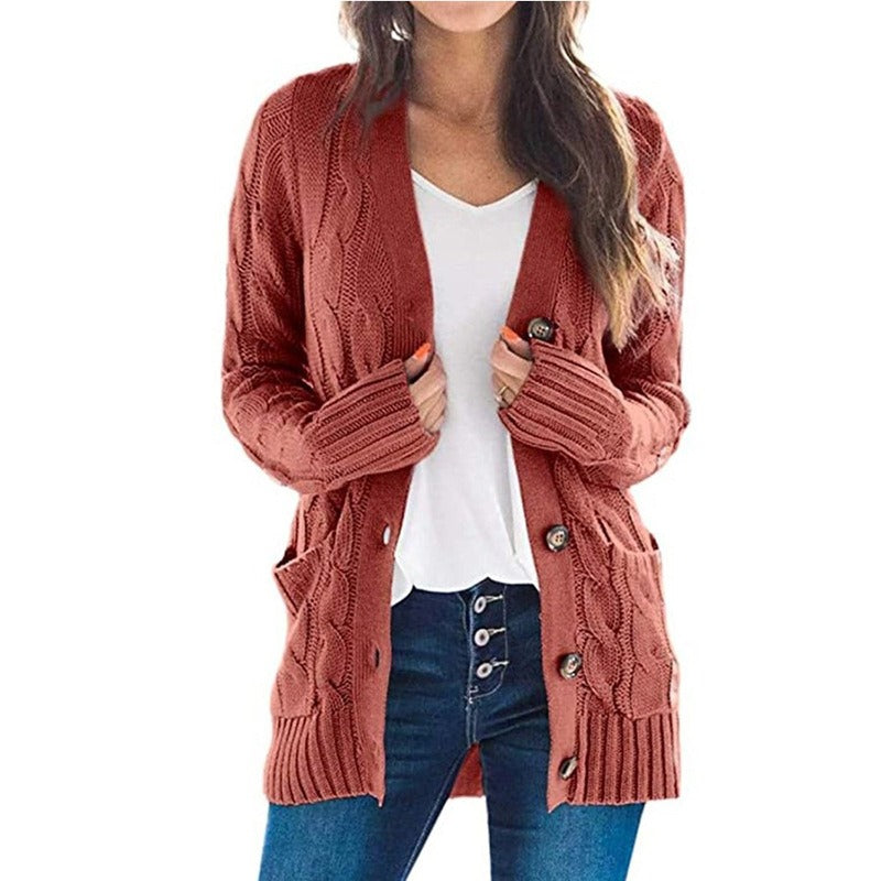 Women's  mid length cardigan