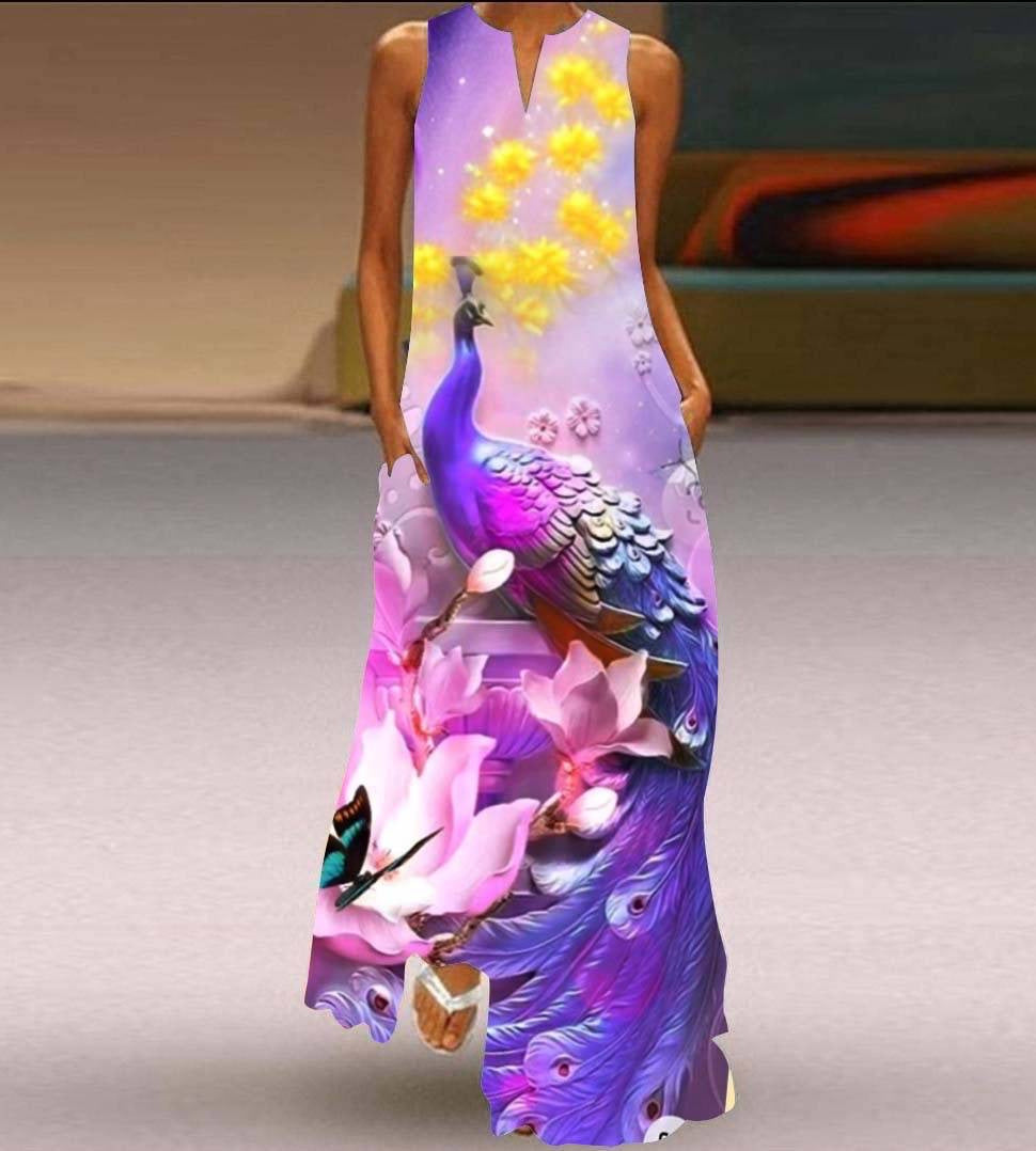 Sleeveless Long Dress