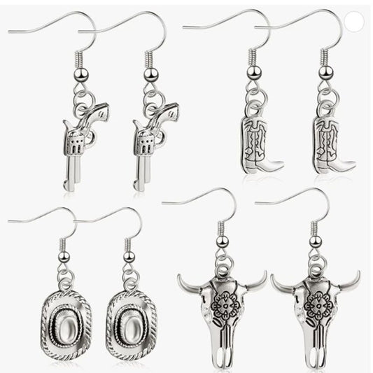 Western Cowboy Earrings