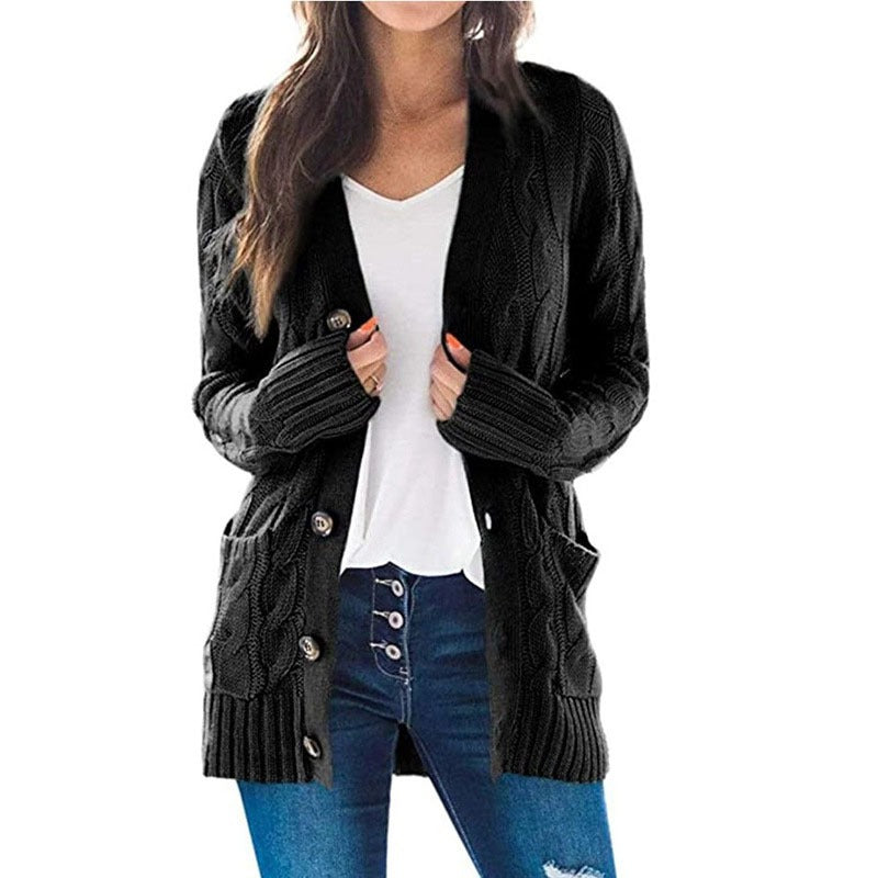 Women's  mid length cardigan
