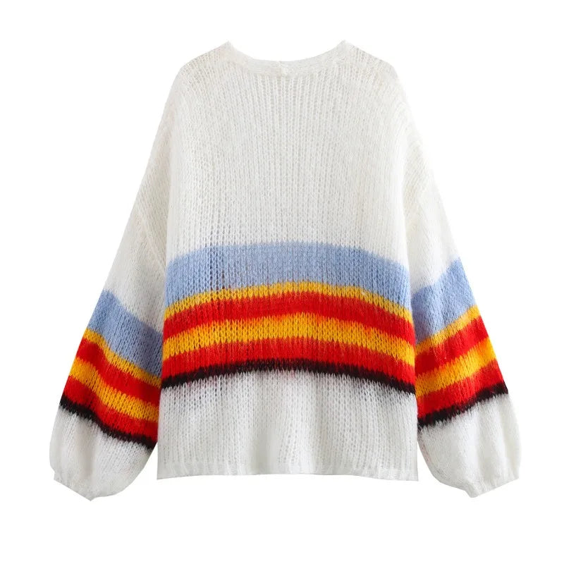 Loose Cardigan Femmes New Knitwear