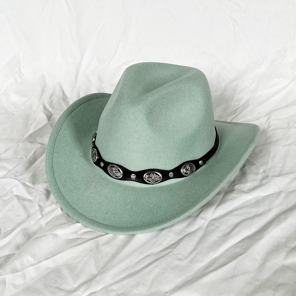 Punk Style Cowboy Top Hat