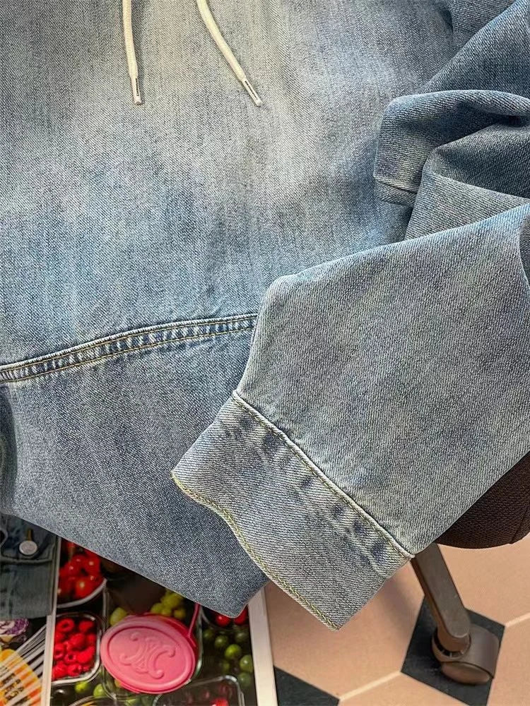 Vintage Denim Hoodies