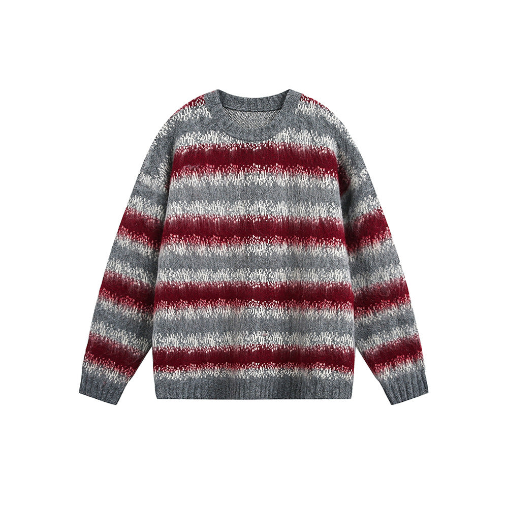 Round neck loose sweater