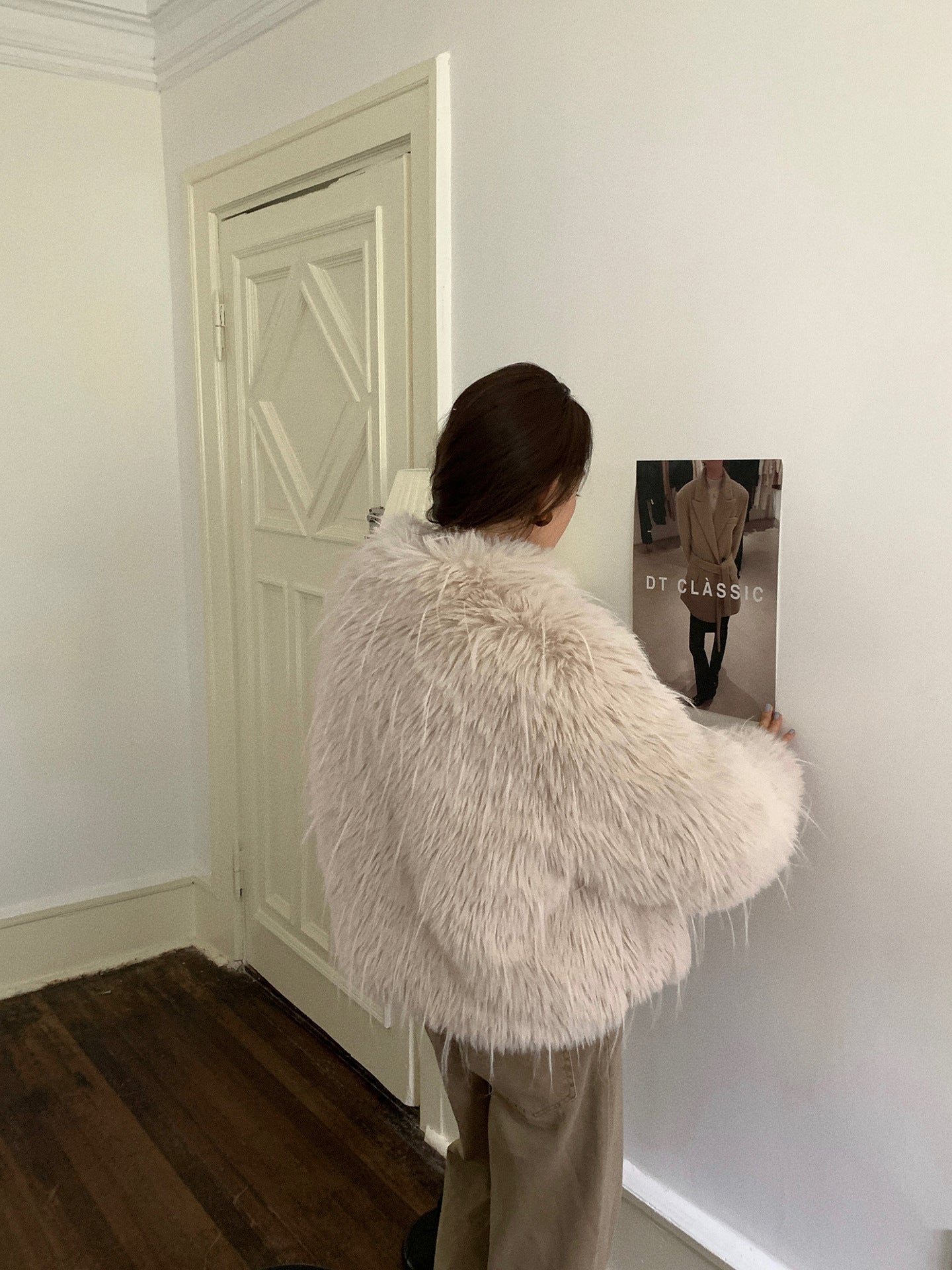 Streetwear Faux Mongolian Sheepskin Fur Coat