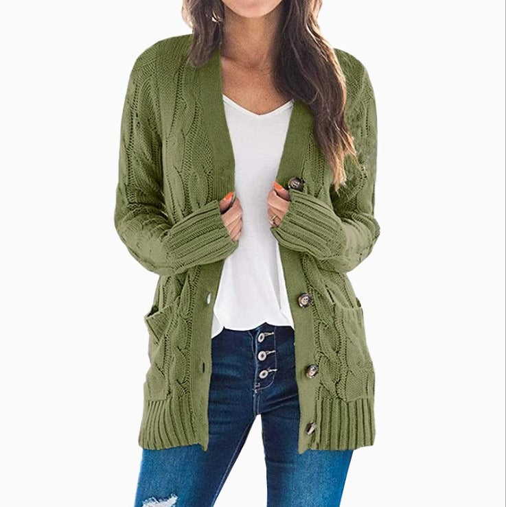 Women's  mid length cardigan