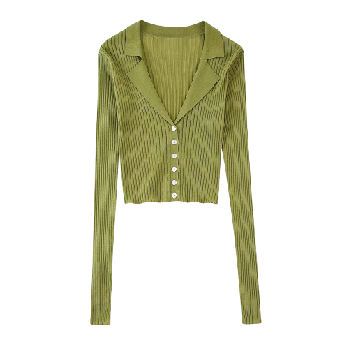 2Pcs Casual Ribbed Knit Coat Top + Ribbed Knit  Skirt