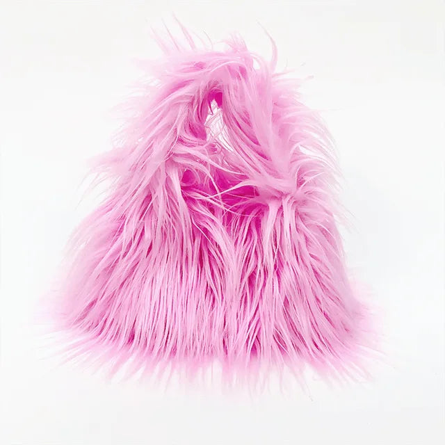 Fashion Faux Fur Women Shoulder Bags
