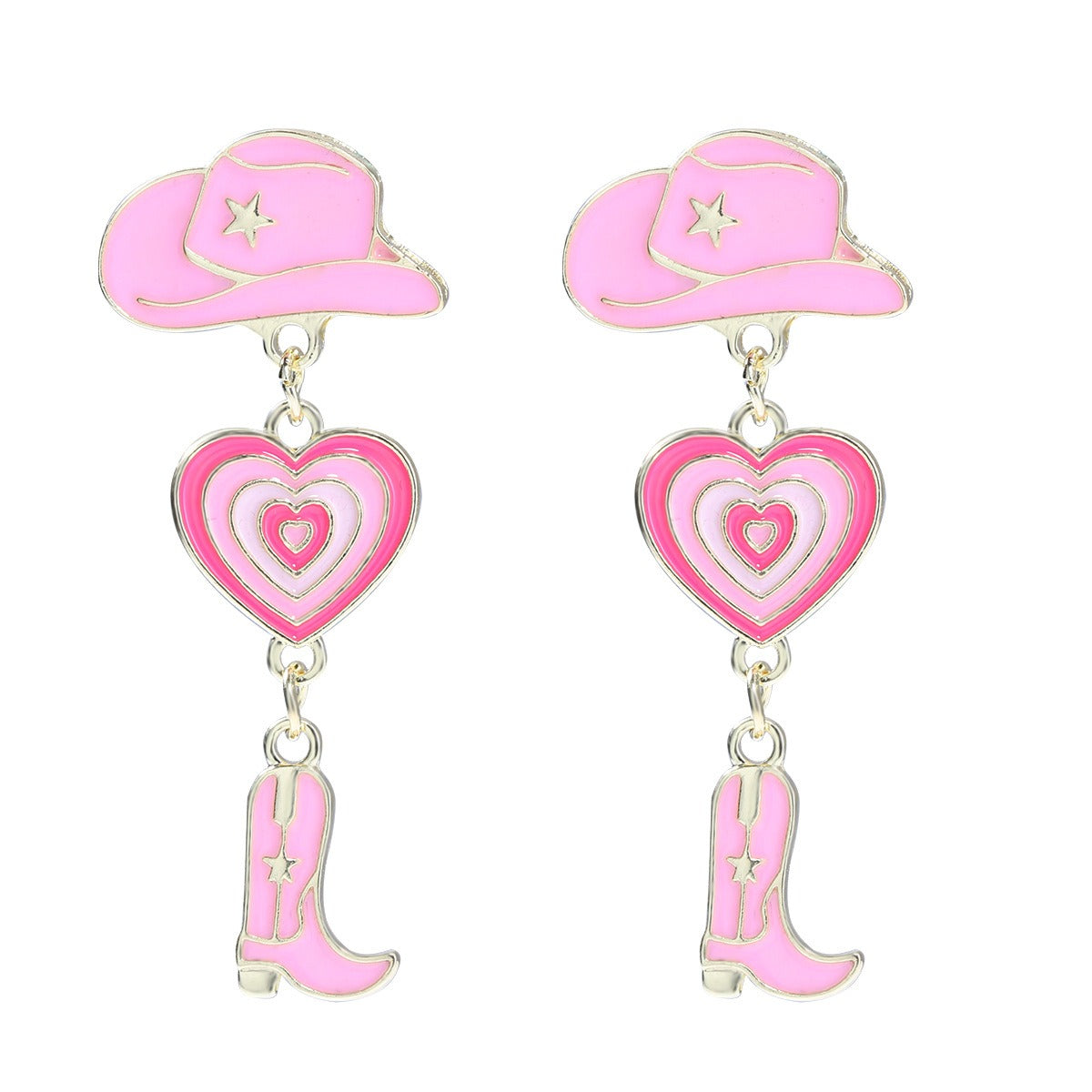 Modern Cowboy Girl Earrings
