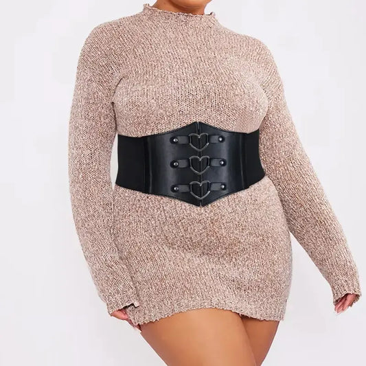 Chic Plus Size Elastic Waist Belt