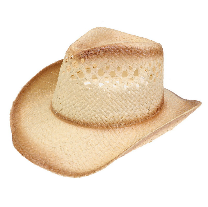 Cowboy Straw Hat Cross border Western Cowboy Hat Outdoor Seaside Tourism Hollow Camping Beach Sunshade Hat