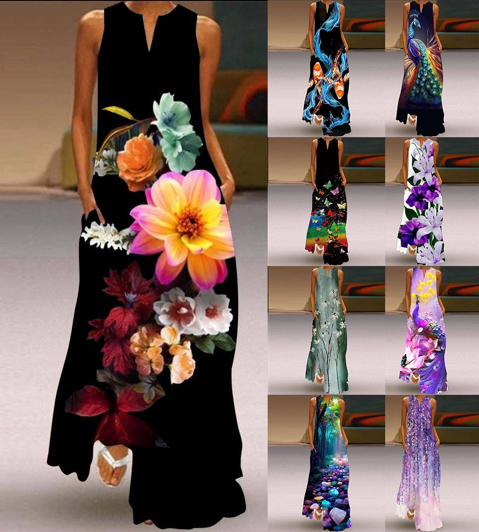 Sleeveless Long Dress