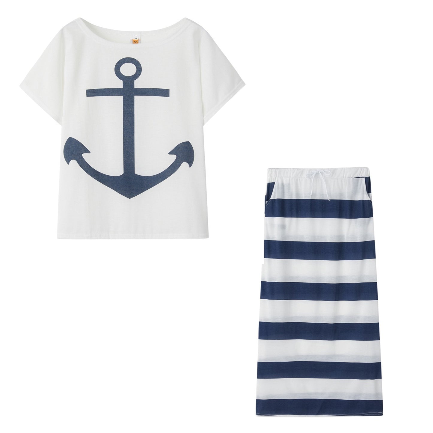 New European and American Navy Style Casual Set