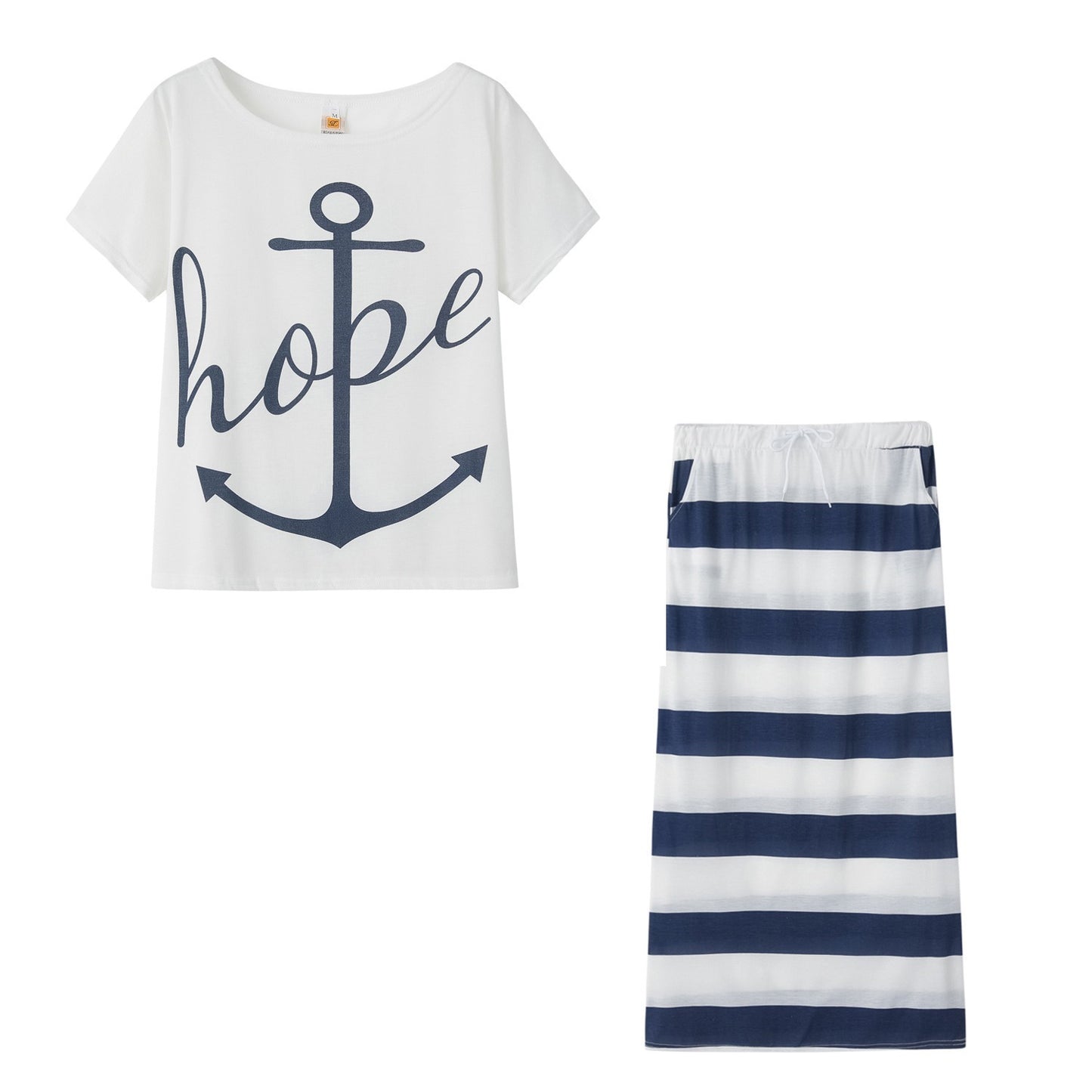 New European and American Navy Style Casual Set
