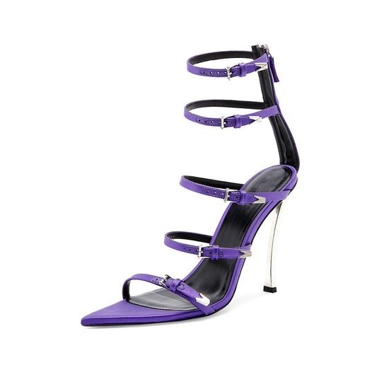 High Heeled Pointed Roman Sandals