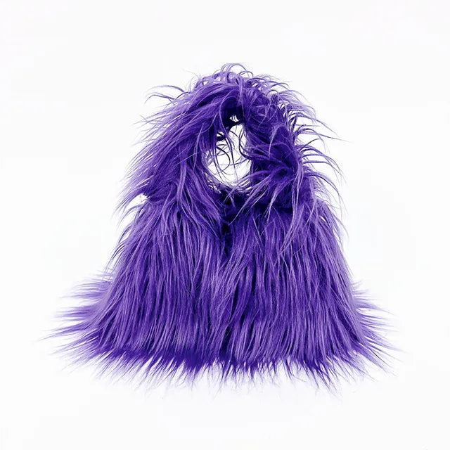Fashion Faux Fur Women Shoulder Bags