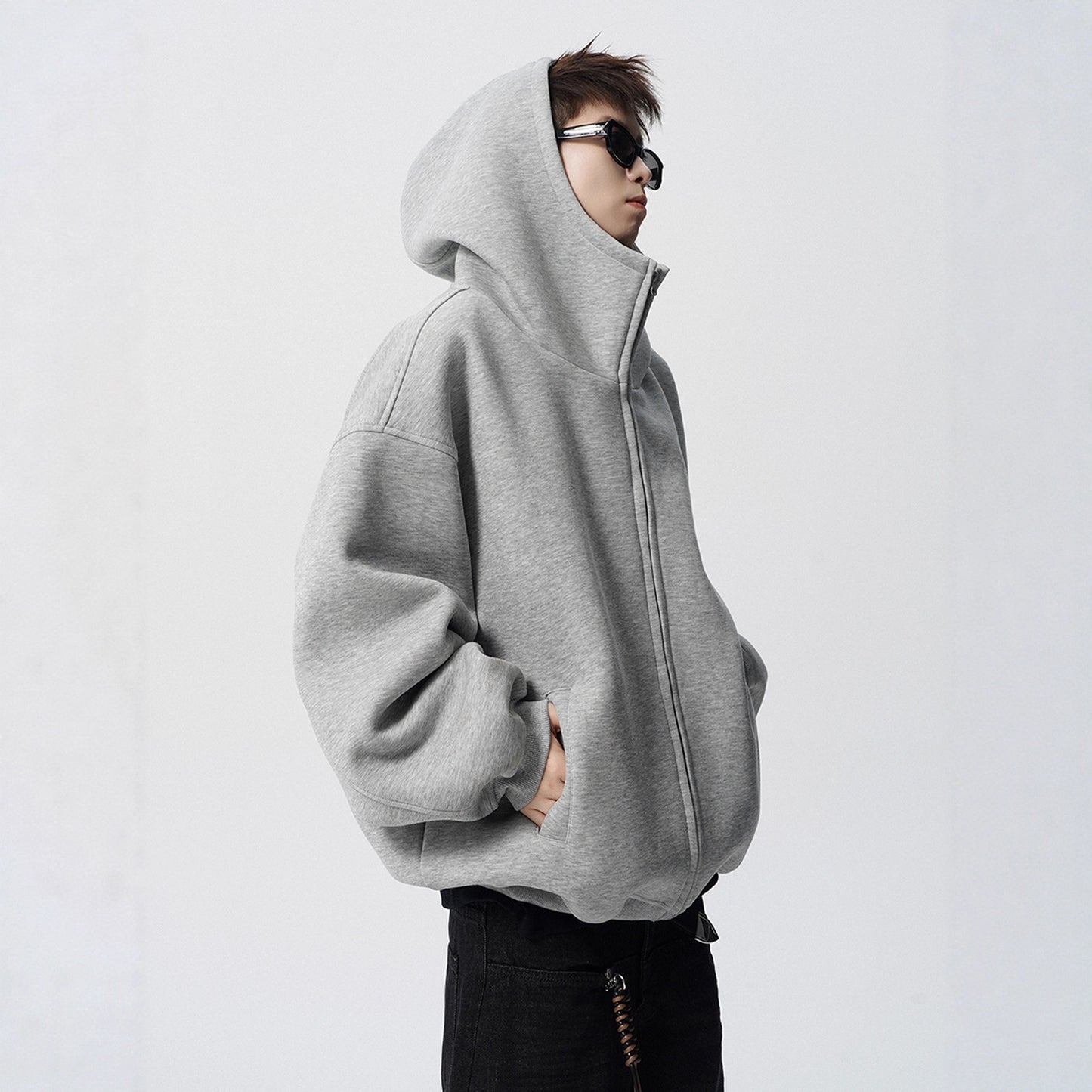 Style Heavyweight Hoodie for Men Casual Streetwear