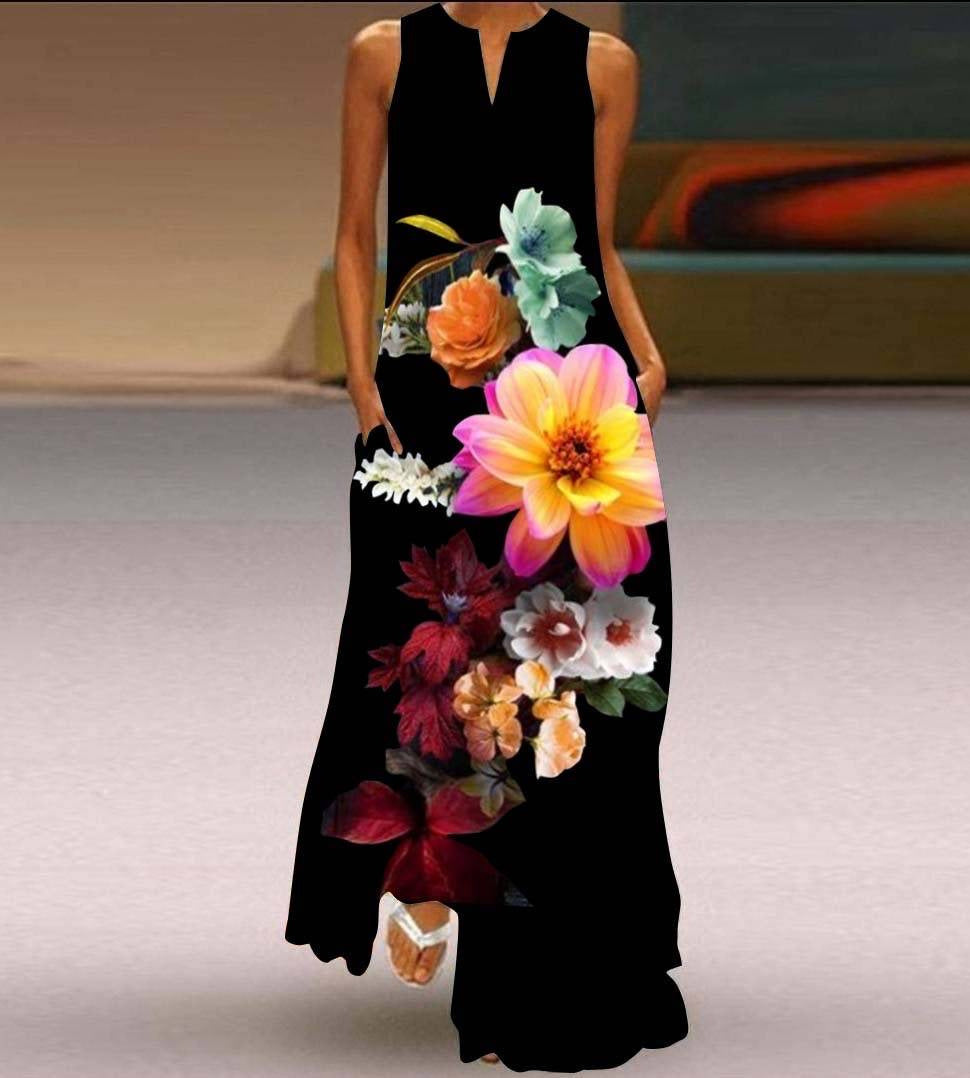 Sleeveless Long Dress