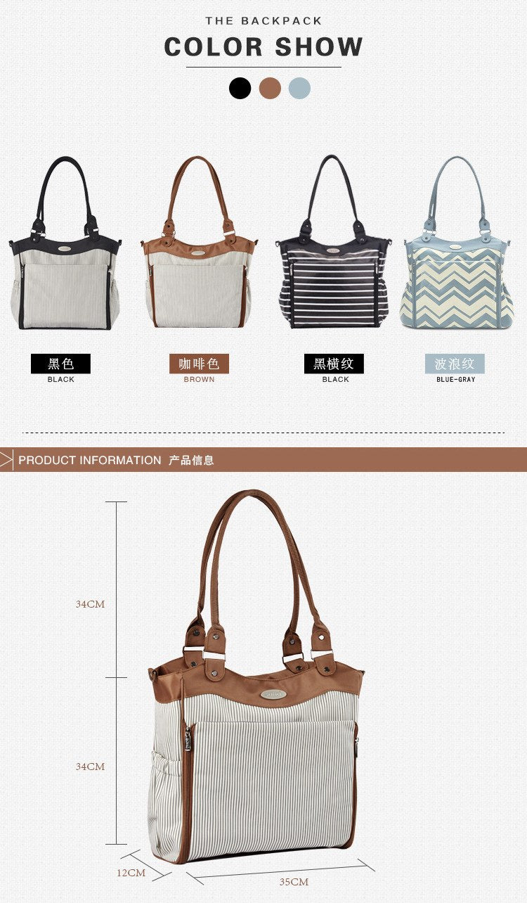 9pcs/set  Maternity Diaper Nappy Bags