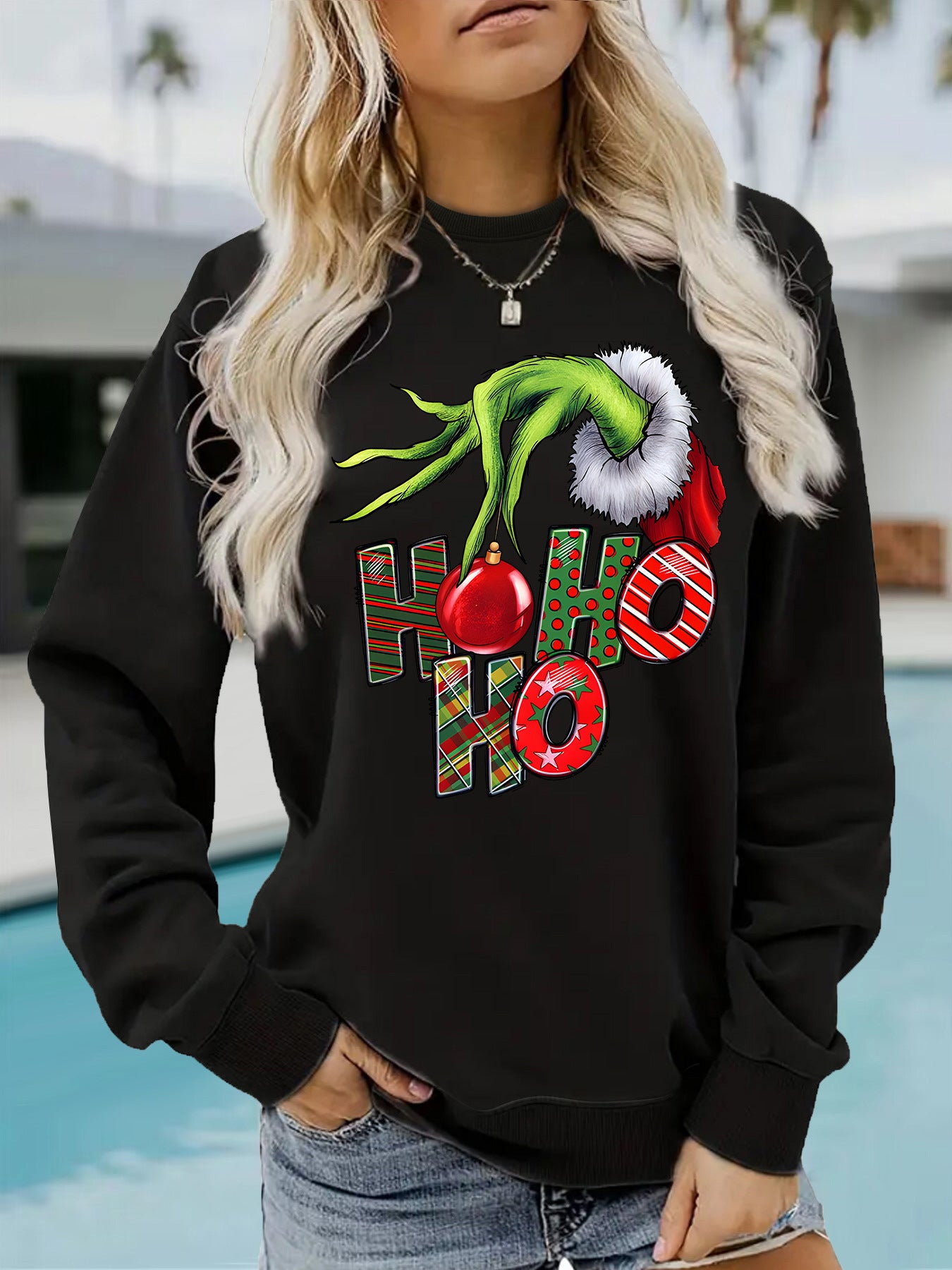 Grinch HOHO Christmas Jumper