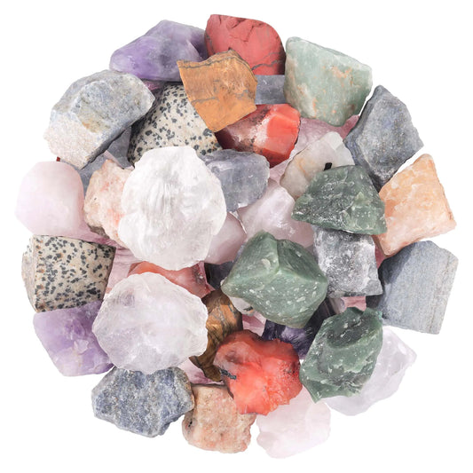 Seven Chakra Raw Gemstone Collection - 1 LB