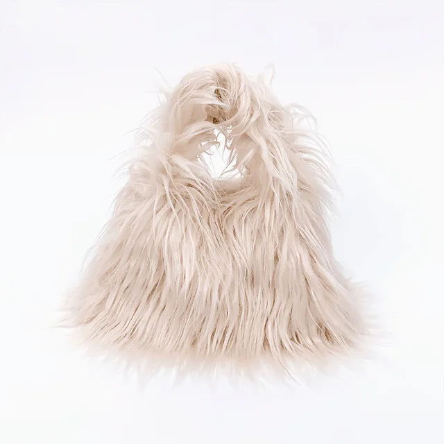 Fashion Faux Fur Women Shoulder Bags