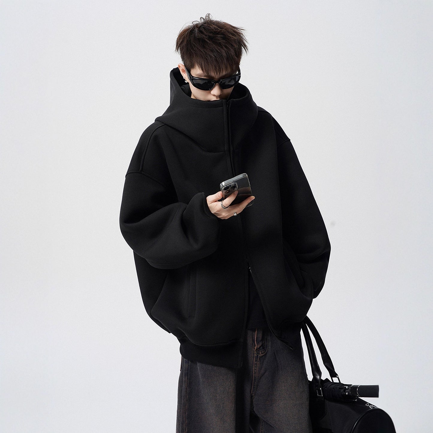 Style Heavyweight Hoodie for Men Casual Streetwear