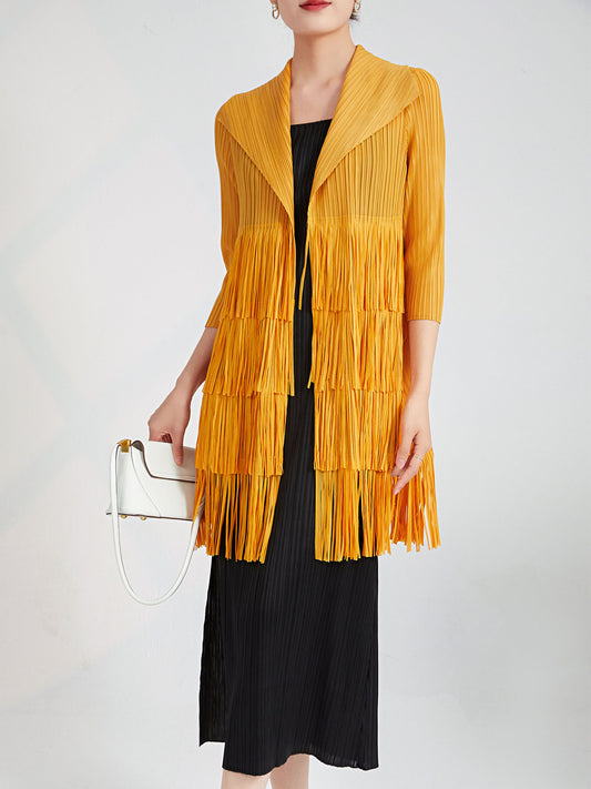 Pleated Trench Coat