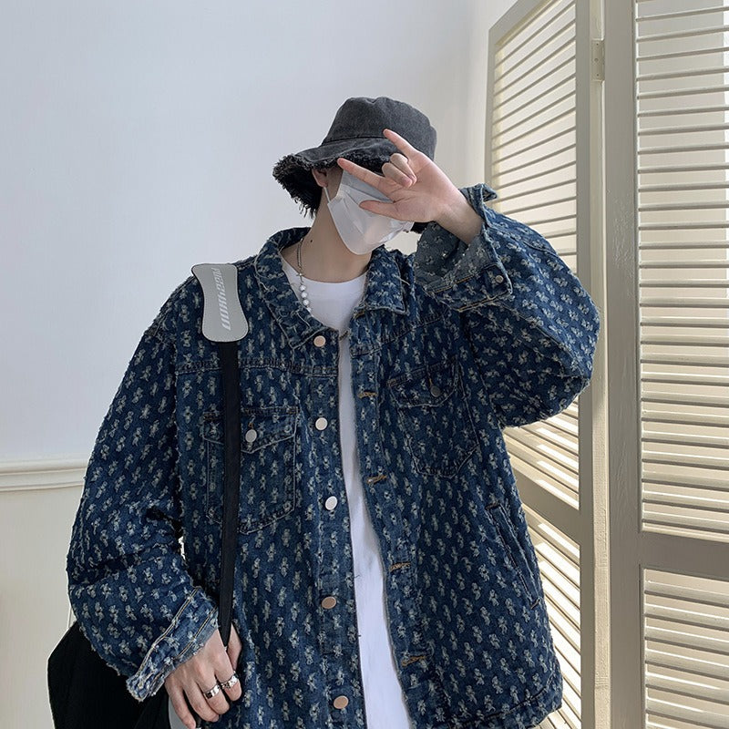 Retro jacket design sense, niche men's clothing